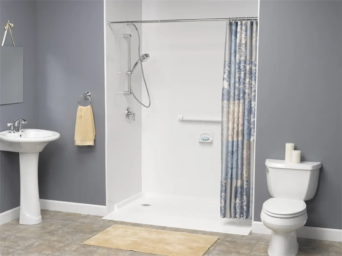 Safe and Convenient Roll-in Showers