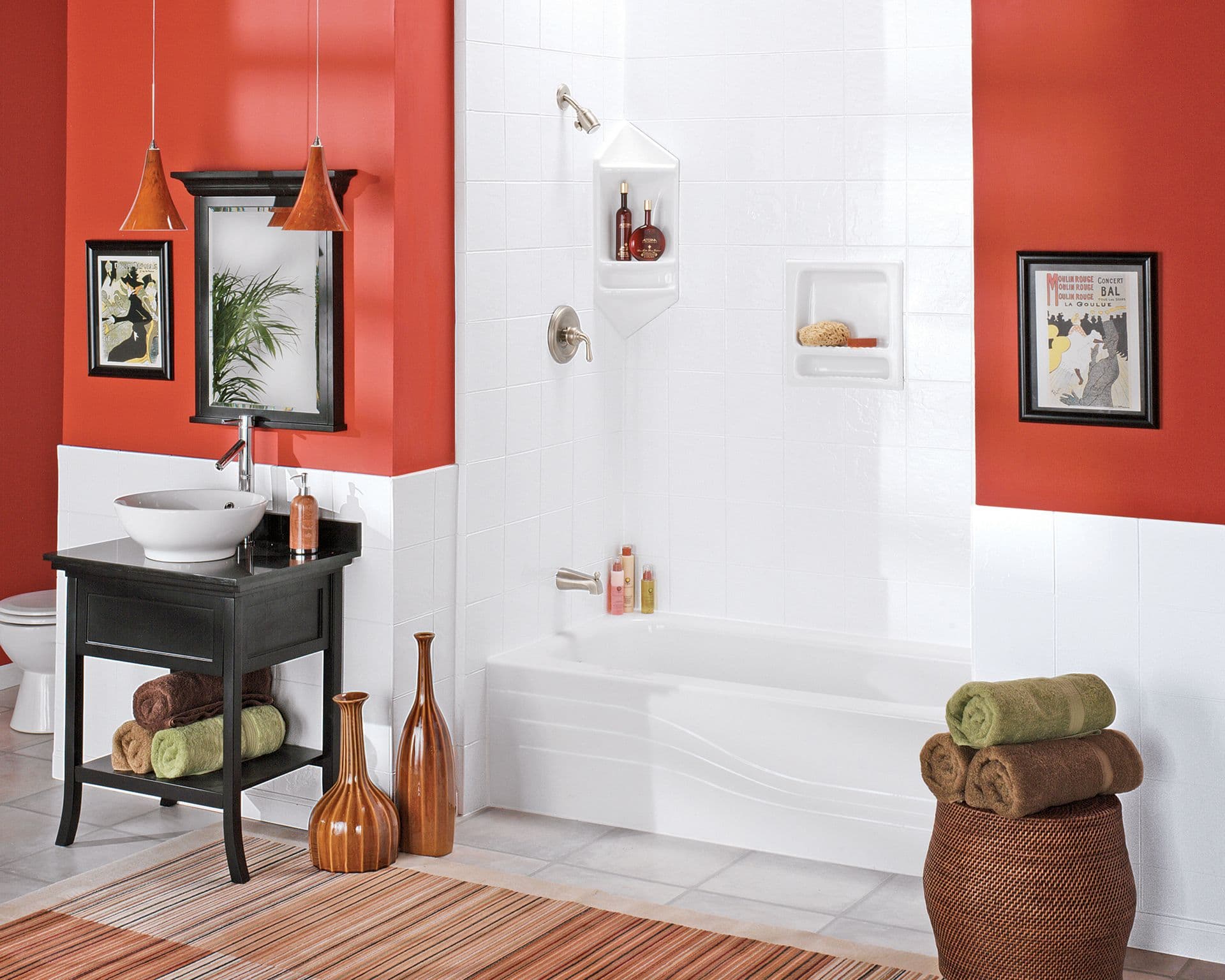 Sim Tile White Surf Tub